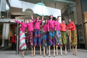 Stilt walking classes in ireland with Artastic