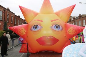 Inflatable Sun. inflatables, inflatable art