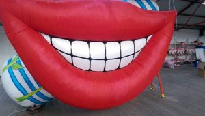 Inflatable Smile. inflatables, inflatable art